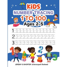 Kids Number Tracing: 1 to 100 Ages 2-5 - Paperback