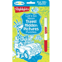 Let's Go Neon Travel Hidden Pictures Puzzles - Paperback
