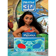 Disney Moana: Look and Find 3D - Hardcover