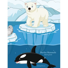 Marine Mammals Coloring Book 1
