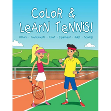 Color & learn tennis! - Paperback