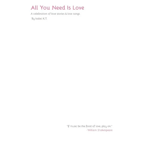 All You Need Is Love - A Collection Of Short Stories (Vol.1)