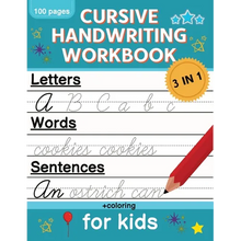 Cursive Handwriting Workbook for Kids: Cursive Writing Practice Book for Beginners Cursive Letter Tracing: 100 Practice Pages - Letters, Words and Sen - Paperback