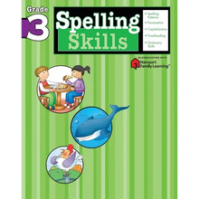 Spelling Skills: Grade 3 (Flash Kids Harcourt Family Learning) - Paperback