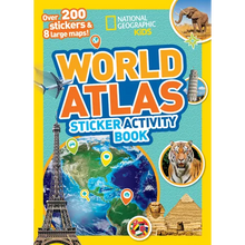 National Geographic Kids World Atlas Sticker Activity Book: Over 200 Stickers and 8 Large Maps! - Paperback
