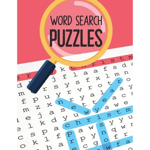Word Search Puzzles: Easy-to-see Full Page Seek and Circle Word Searches, Brian game book for seniors in this Christmas Gift idea.