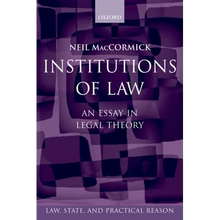 Institutions of Law: An Essay in Legal Theory - Paperback