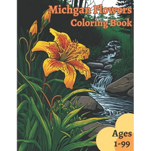 Michigan Flowers Coloring Book - Paperback