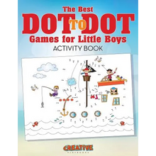 The Best Dot to Dot Games for Little Boys Activity Book - Paperback