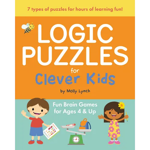 Logic Puzzles for Clever Kids: Fun Brain Games for Ages 4 & Up