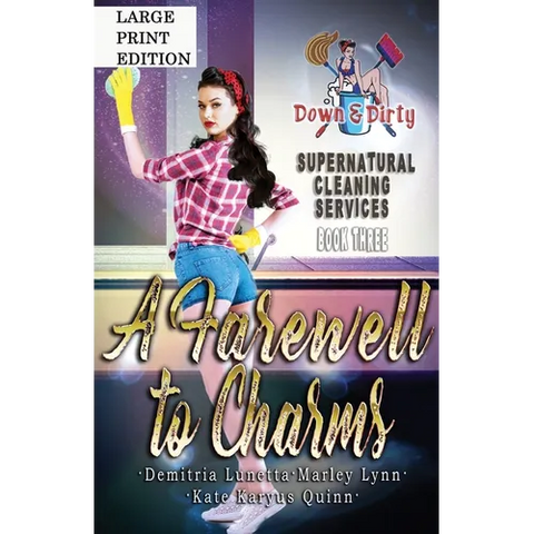 A Farewell to Charms: A Paranormal Mystery with a Slow Burn Romance Large Print Version