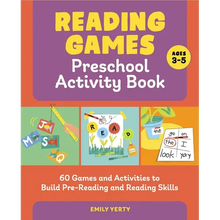Reading Games Preschool Activity Book: 60 Games and Activities to Build Pre-Reading and Reading Skills