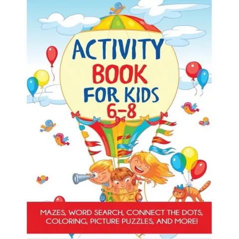 Activity Book for Kids 6-8