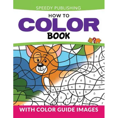 How To Color Book: With Color Guide Images