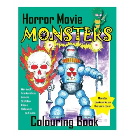 Horror Movie Monsters Colouring Book