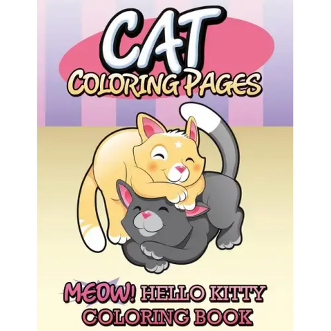 Cat Coloring Pages (Meow! Hello Kitty Coloring Book)