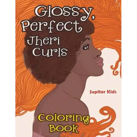 Glossy, Perfect Jheri Curls Coloring Book