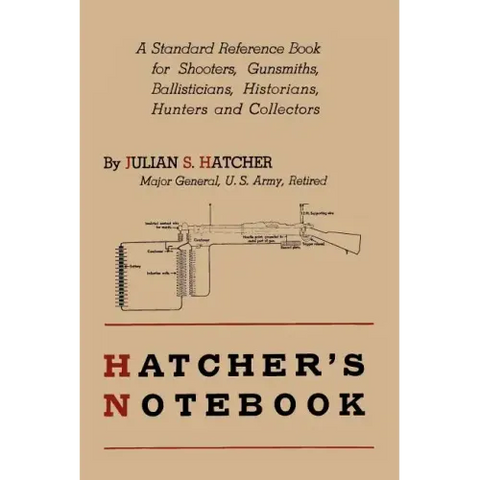 Hatcher's Notebook: A Standard Reference Book for Shooters, Gunsmiths, Ballisticians, Historians, Hunters, and Collectors
