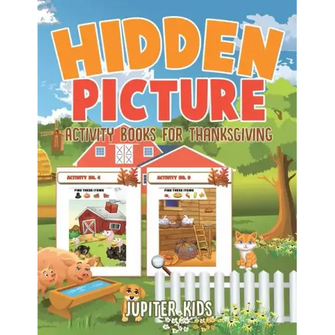 Hidden Picture Activity Books for Thanksgiving