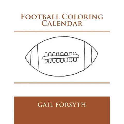 Football Coloring Calendar