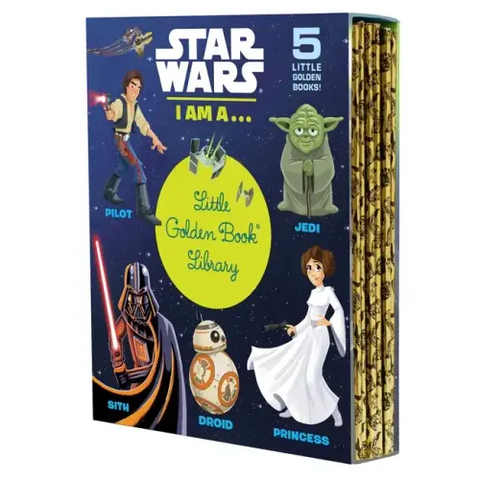 Star Wars: I Am A...Little Golden Book Library -- 5 Little Golden Books: I Am a Pilot; I Am a Jedi; I Am a Sith; I Am a Droid; I Am a Princess