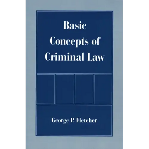 Basic Concepts of Criminal Law