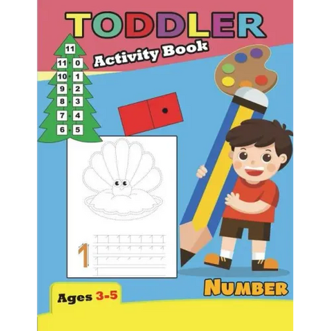 Activity Book Toddler Number Ages 3-5: For Kindergarten