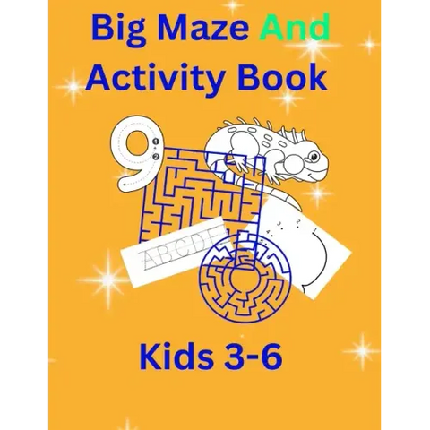 Big Maze And Activity Book Kids 3-6