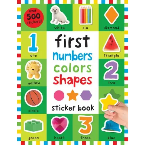 First 100 Stickers: First Numbers, Colors, Shapes