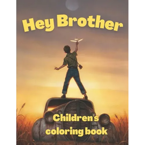 Hey Brother children's coloring book