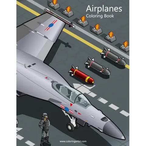 Airplanes Coloring Book 1