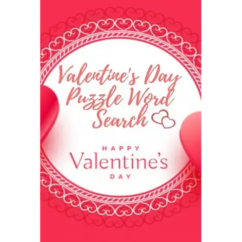 Valentine's Day Puzzle Word Search Happy Valentine's Day