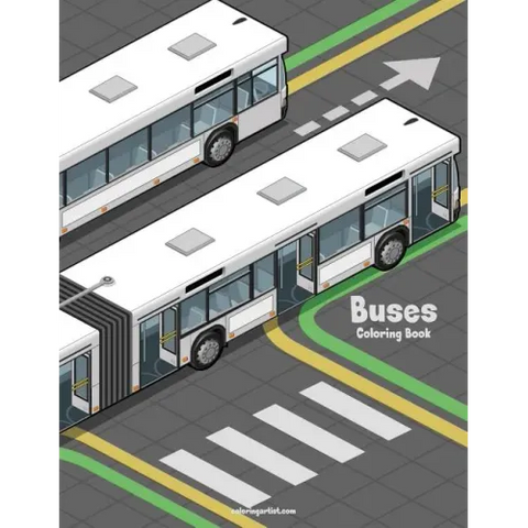 Buses Coloring Book