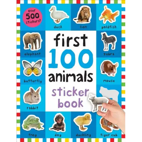 First 100 Stickers: Animals: Over 500 Stickers
