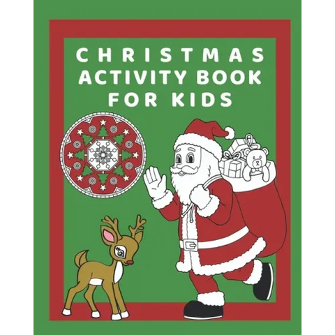 Christmas Activity Book for Kids: Hours of fun with this activity, colouring and puzzle book. Space for xmas ideas, present and card lists. Festive th