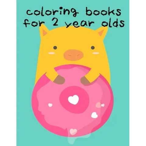 Coloring Books For 2 Year Olds: Christmas coloring Pages for Children ages 2-5 from funny image.
