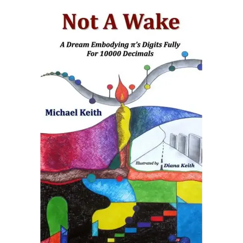 Not A Wake: A dream embodying (pi)'s digits fully for 10000 decimals