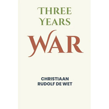 Three Years' War - Paperback