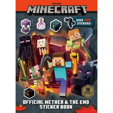 Minecraft Official the Nether and the End Sticker Book (Minecraft)