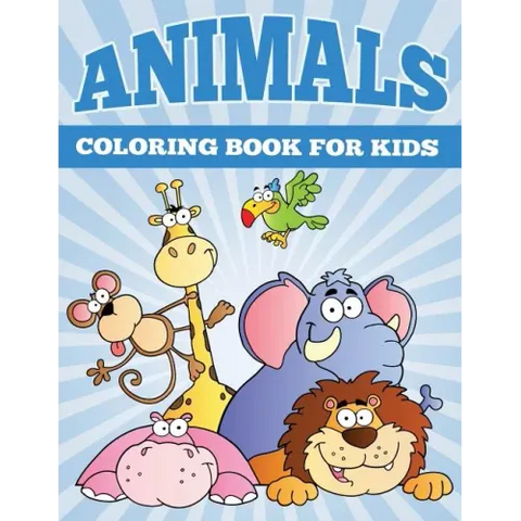Animals Coloring Books for Kids: Fun Animal Coloring Books for Children