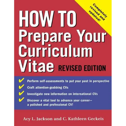 How to Prepare Your Curriculum Vitae