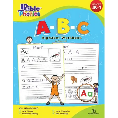 Bible Phonics: A-B-C Alphabet Workbook