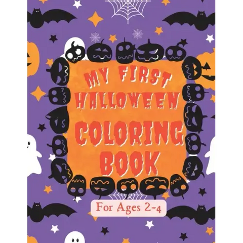 My First Halloween Coloring Book for Ages 2-4