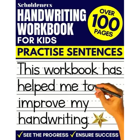Handwriting Workbook for Kids: Practise Sentences
