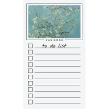 To Do List Notepad: Van Gogh Paintings, Checklist, Task Planner for Grocery Shopping, Planning, Organizing - Paperback