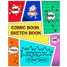 Comic Book Sketch Book: Create Your Own Phenomenal Comic Strips - Paperback