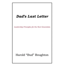 Dad's Last Letter - Hardcover