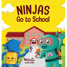 Ninjas Go to School: A Rhyming Children's Book About School - Hardcover