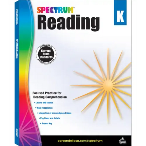 Spectrum Reading Workbook, Grade K: Volume 19