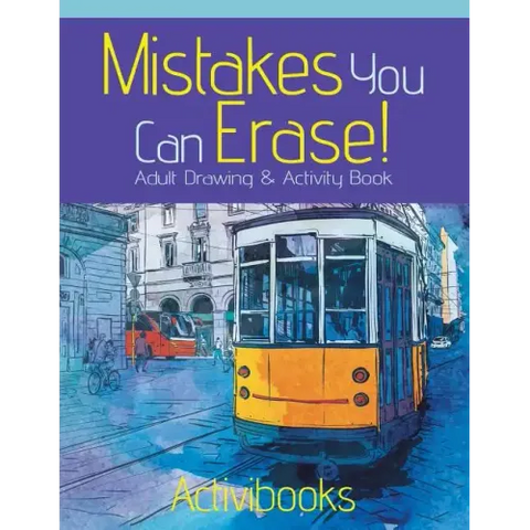 Mistakes You Can Erase! Adult Drawing & Activity Book